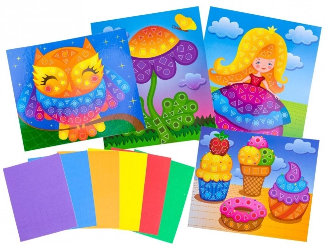 Creatieve schuimmozaïek Uil – A