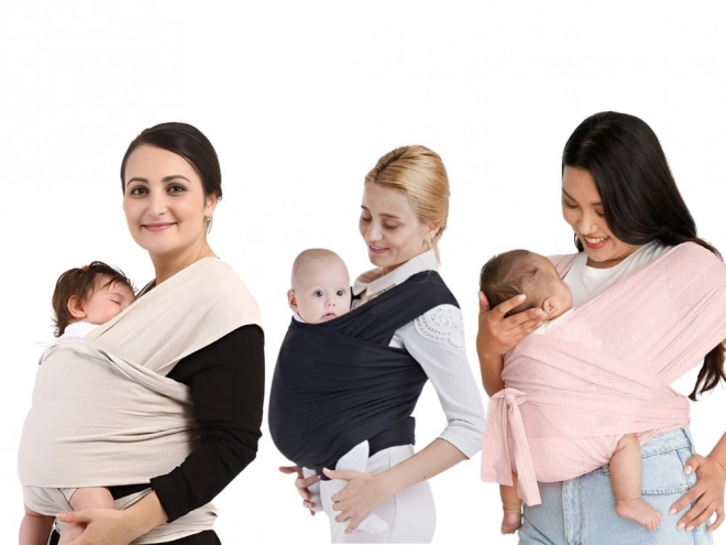 Ademend stoffen draagdoek voor baby's