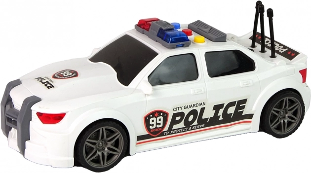 Motorgeluid en politiesirene