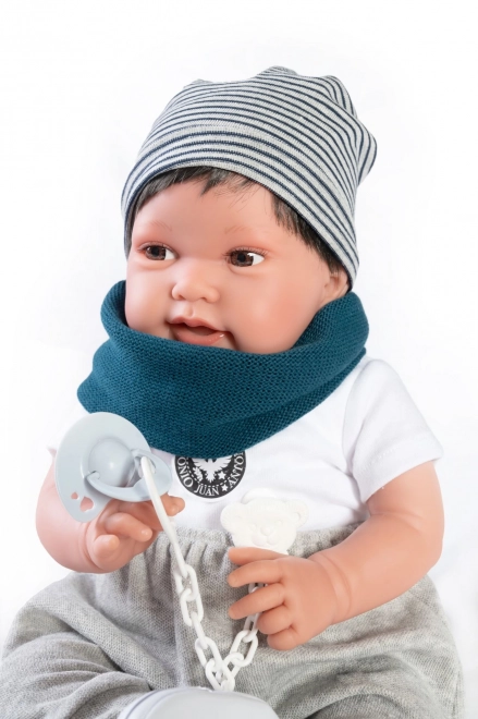Realistic baby doll with soft body Antonio Juan Pipo Hair 42 cm