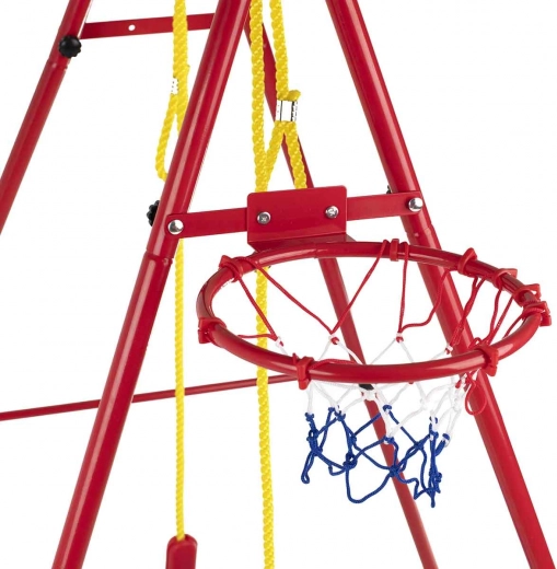 Stable metal construction for safe play