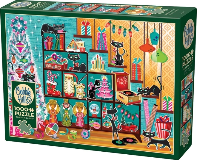 Puzzel Kerstkatten 1000 stukjes