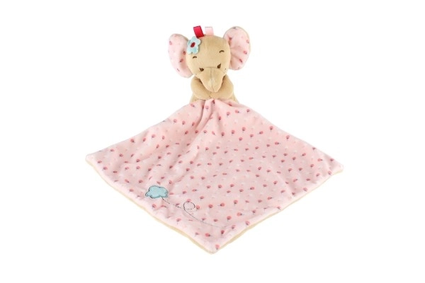 Pluche olifantje roze 25x25 cm – Roze