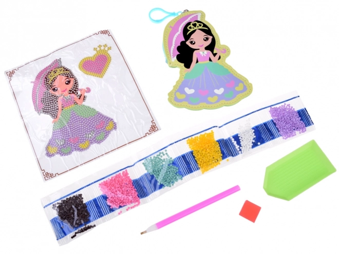 Creatieve set met diamanten stickeren Prinses