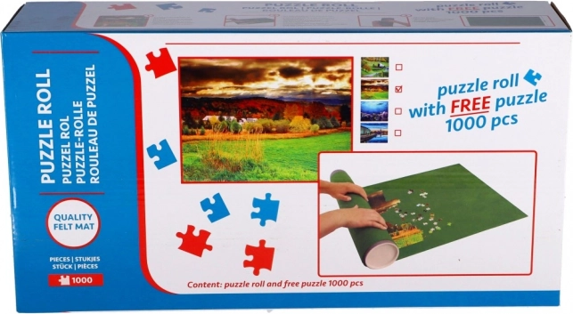 Easy storage for unfinished puzzles