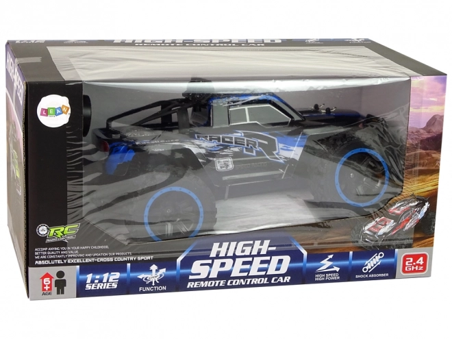 Off-Road R/C 2.4 G schokdempers 1:12 blauw