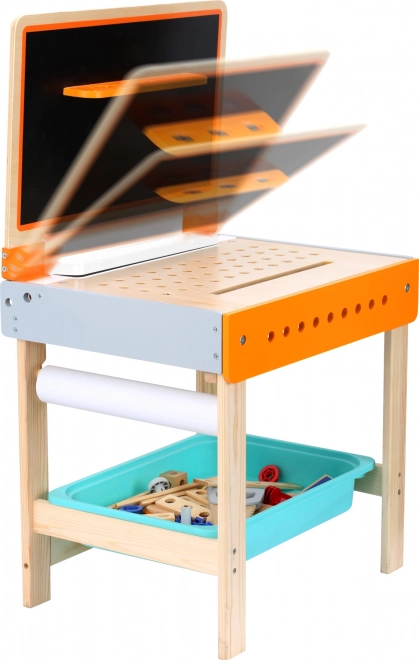 Klappbarer Holztisch 2-in-1 für Kinder