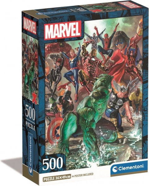 Puzzle 500 pièces Compact The Avengers