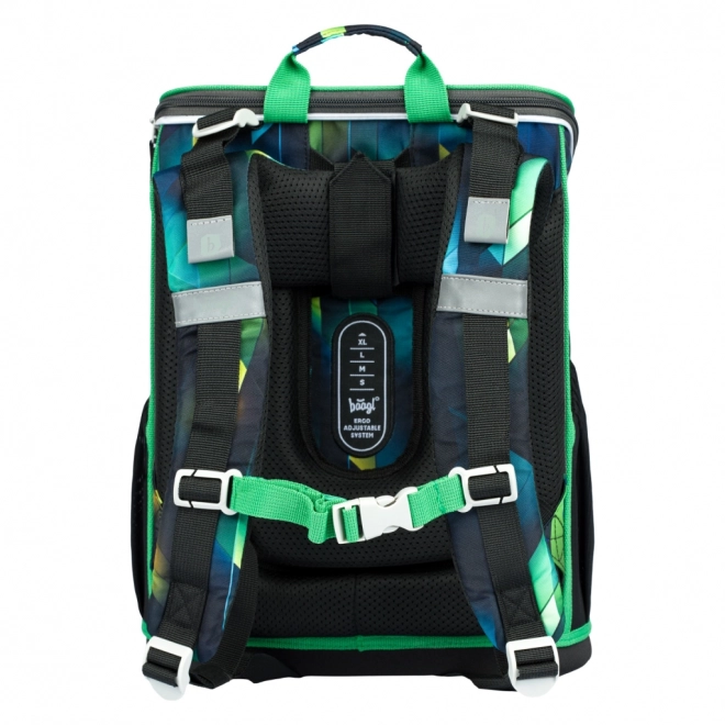 baagl set scolaire zippy joueur de football – cartable, trousse et sac