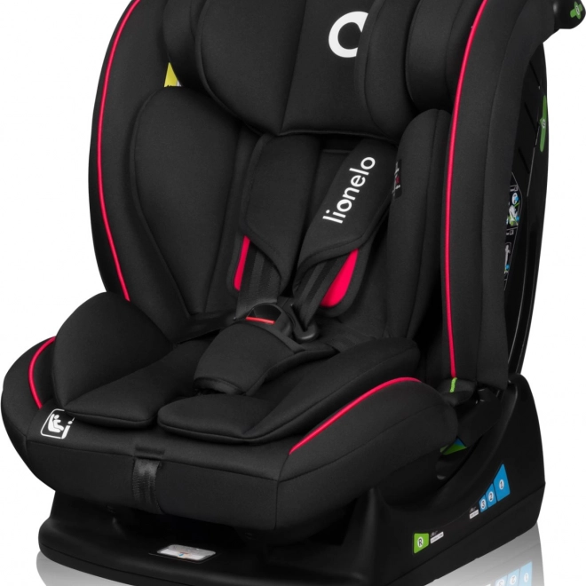 Kindersitz Lionelo Aart i-Size schwarz rot 40-150 cm
