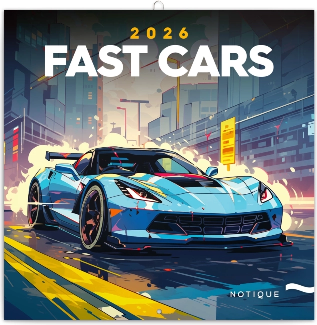 Calendrier bloc-notes Voitures fantastiques 2026