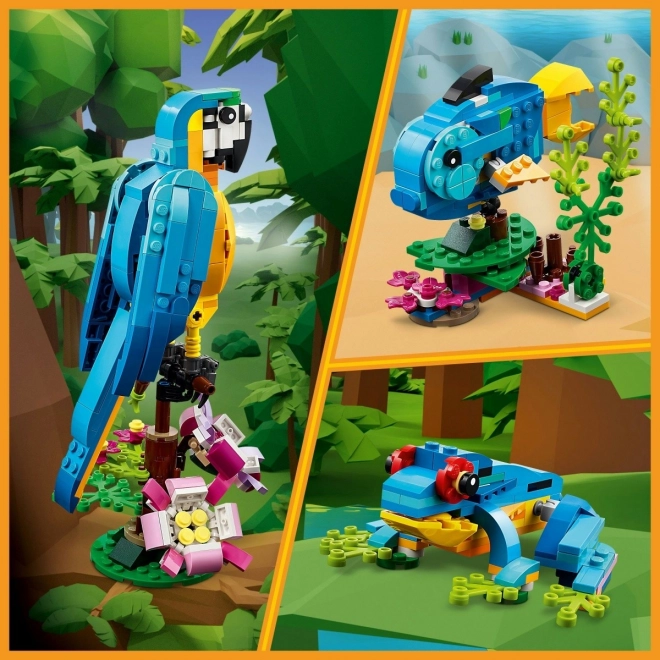 LEGO Creator 3in1 31136 Exotische papegaai