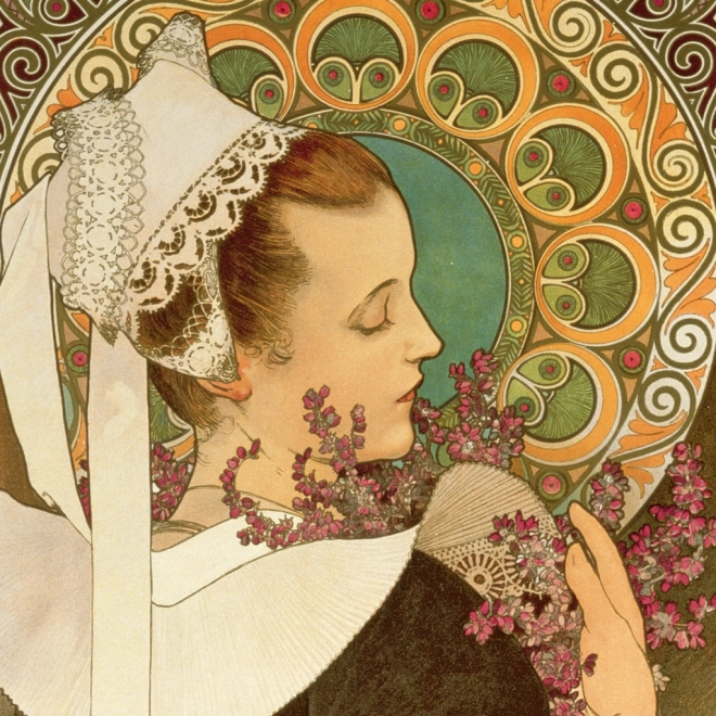 Note Calendar Alfons Mucha 2026
