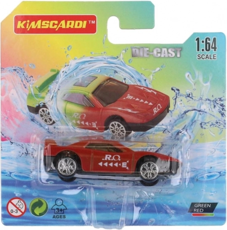 Auto dat van kleur verandert met vrije loop 7 cm - 6 varianten