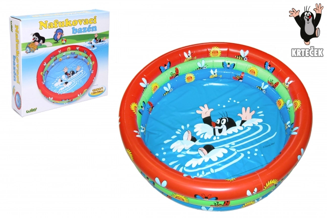 Children's Inflatable Pool with Little Mole Design