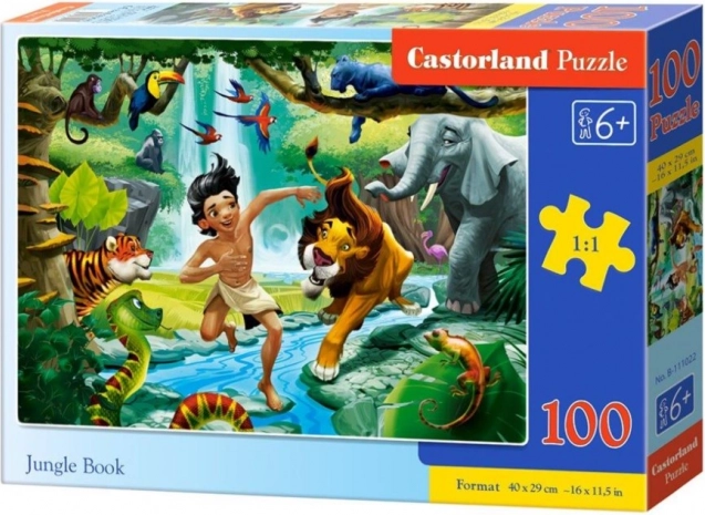 Puzzel 100 stukjes Jungle Book Castorland