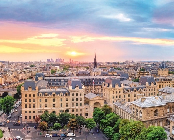 Puzzle panoramique Vue depuis la cathédrale Notre-Dame 1000 pièces