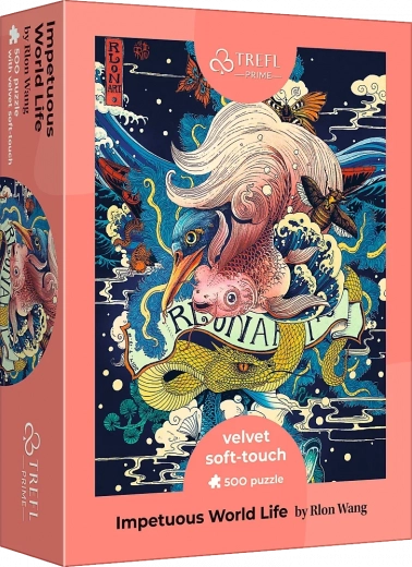 Trefl puzzel Velvet Soft Touch: Ongetemde wereld van het leven 500 stukjes (UFT)
