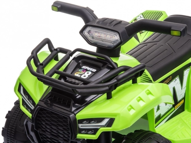 Kinder quad op batterij groen