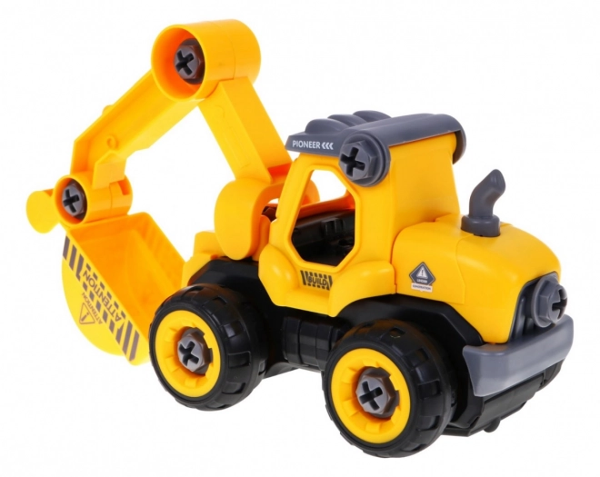 De monteerbare graafmachine met aandrijving voor kinderen van 3+ Elektrische schroevendraaier + aandrijfmodule + geluiden