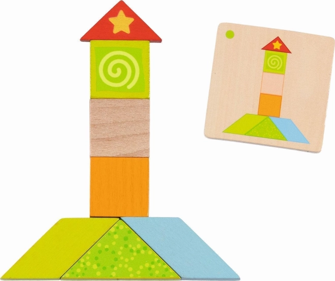 Goki Gekleurde Tangram
