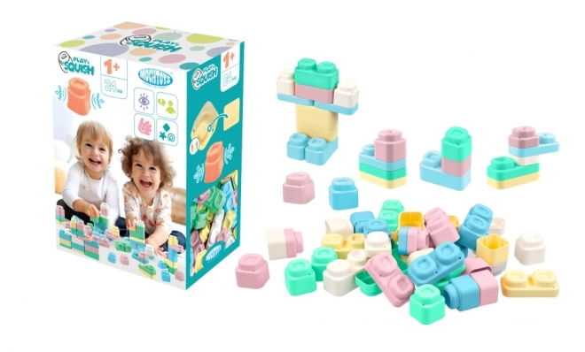 Bouwpakket siliconen blokken Play&Squish