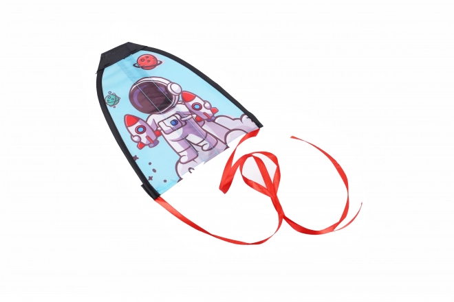 Lancerende kosmonaut vlieger