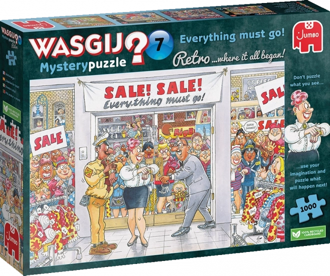 Puzzle Wasgij Mystery 7: Alles moet weg! 1000 stuks