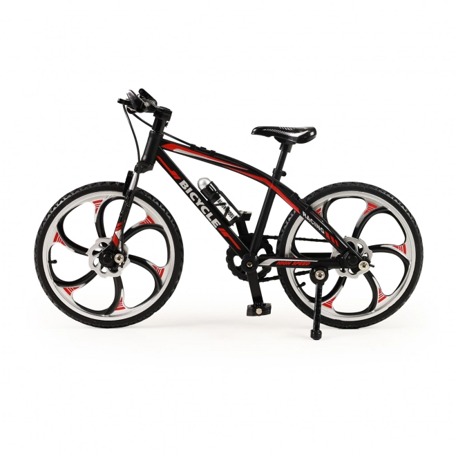 Zwarte mountainbike