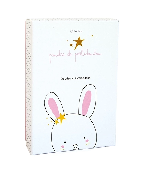 Doudou Speeltje met speenhouder konijn 15 cm