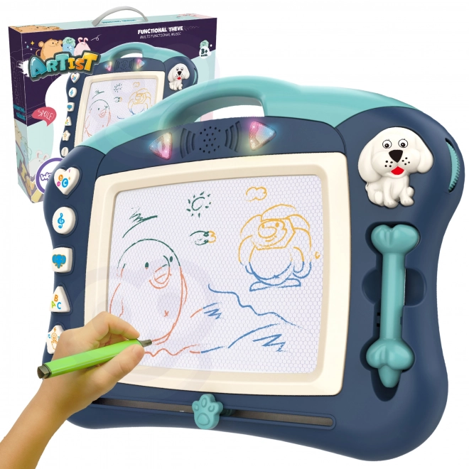 Interactief magnetisch bord Woopie Znikopis blauw