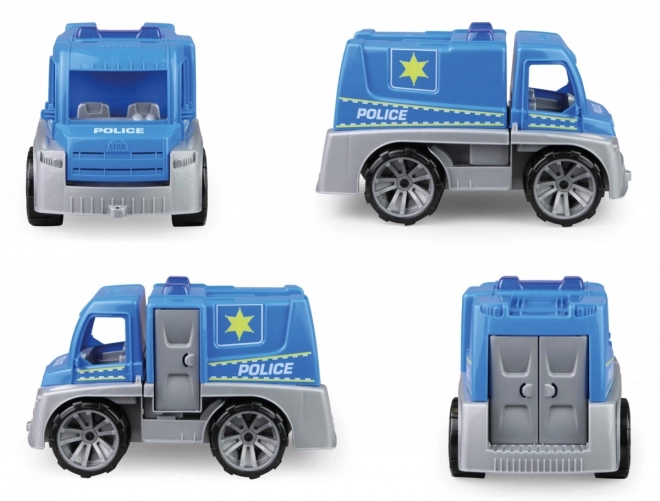 Politieauto met figuurtje
