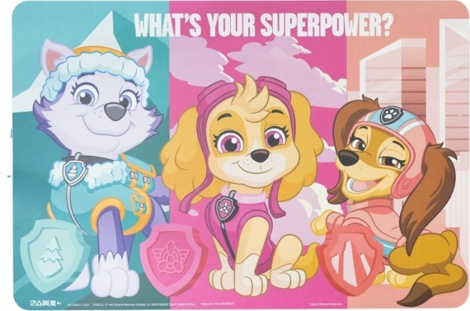 Placemat Paw Patrol