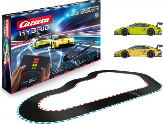 Carrera Hybrid racebaan Speedway to Hell 6,09 m met Porsche 911 auto’s
