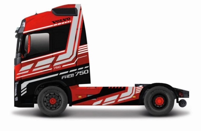 Bburago Volvo FH16 Globetrotter 1:43 rood