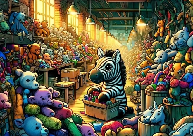 Puzzel Speelgoedfabriek 100 stukjes