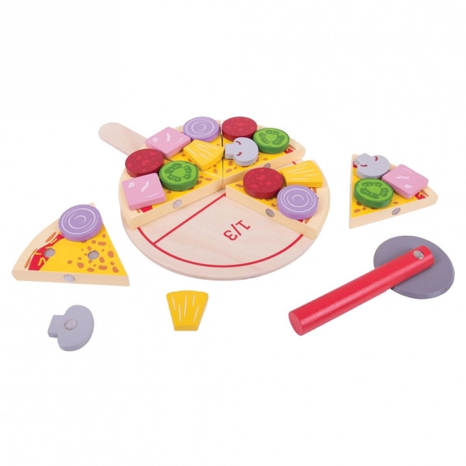 Bigjigs Toys Houten Snijpizza