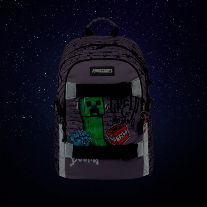 Schulrucksack Baagl Skate Minecraft TNT