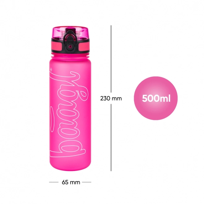 BAAGL Tritan Waterfles Logo - roze