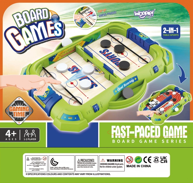 Behendigheidsspel 2in1 mini hockey races