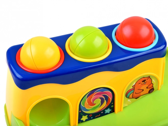 Marteau coloré avec boules pour enfants