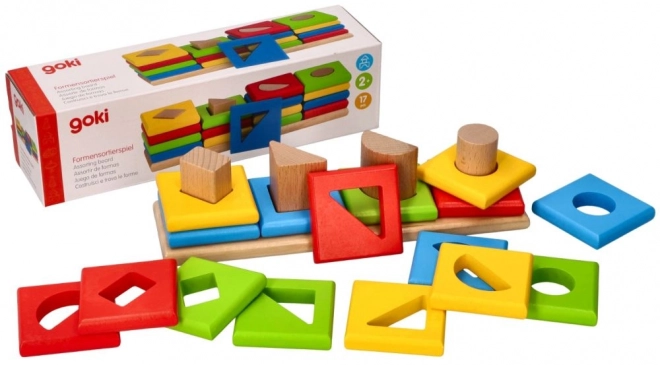 Houten sorteerder 4 vormen