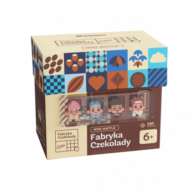 Bouwpakket Mini Waffle - Wedel Chocoladefabriek, 230 stukken