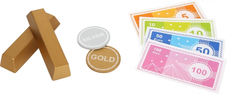 Ensemble de 68 pièces pour jeux financiers