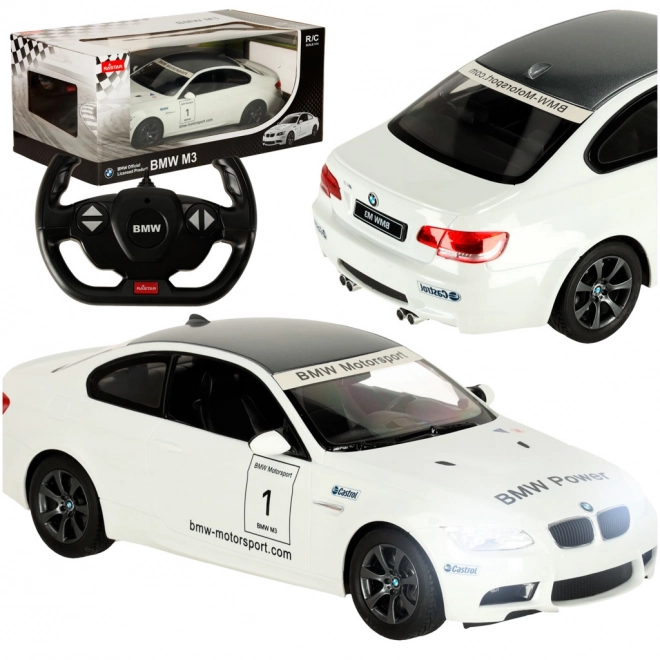 Rastar 48000 BMW M3 1:14 auto met afstandsbediening wit