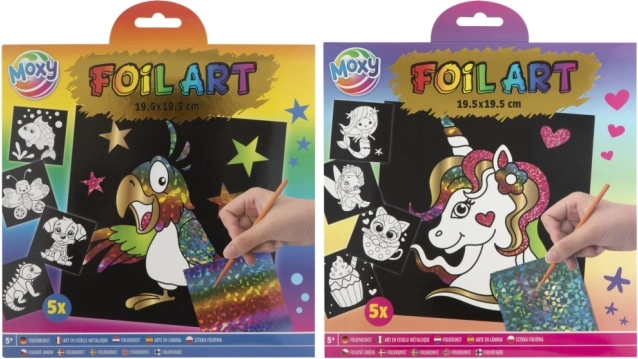 Peinture à la feuille - kit créatif 5 pcs