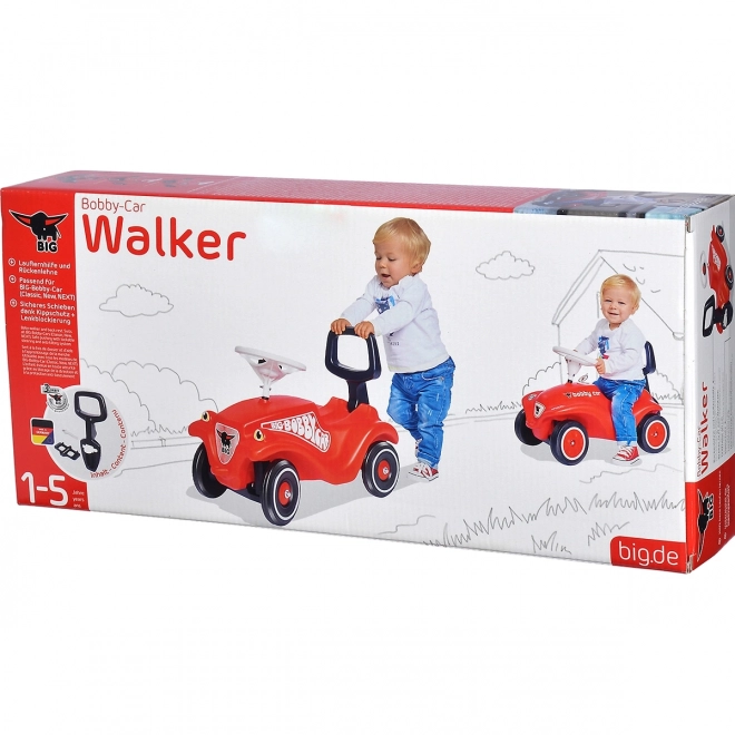 Handgreep en rugsteun voor loopauto Bobby Car
