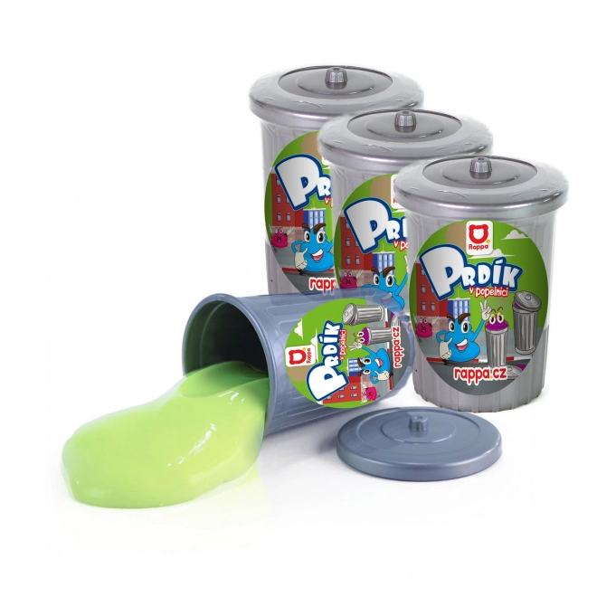 Prdík - pâte pet dans une poubelle