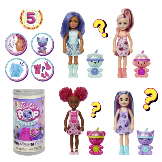 Barbie Pop Reveal Chelsea Bubble Tea Puppe