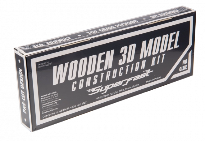 Wooden City 3D-puzzel Superfast Traktor